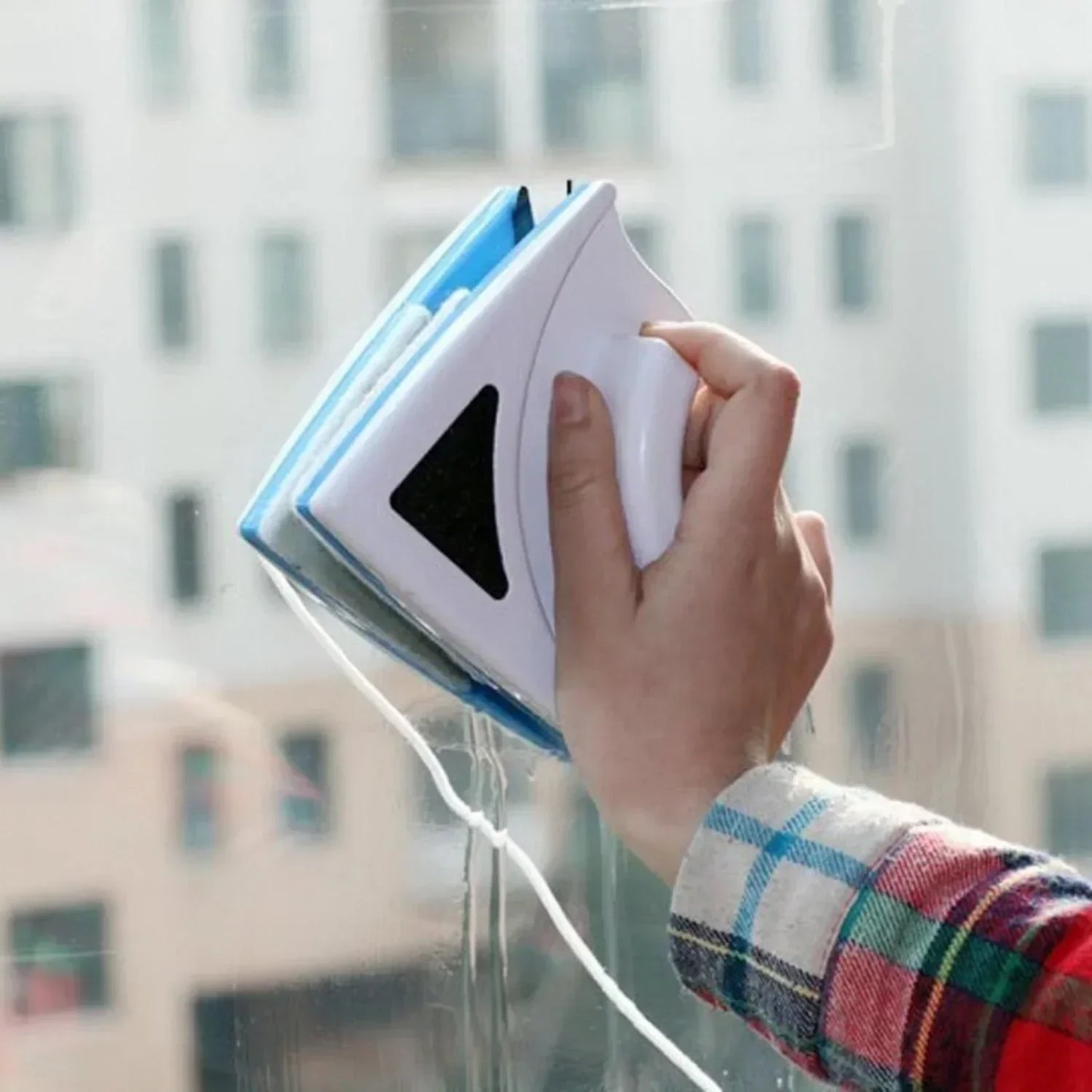 Dual-Sided Magnetic Window Cleaner for Easy Glass Cleaning (3-8mm)