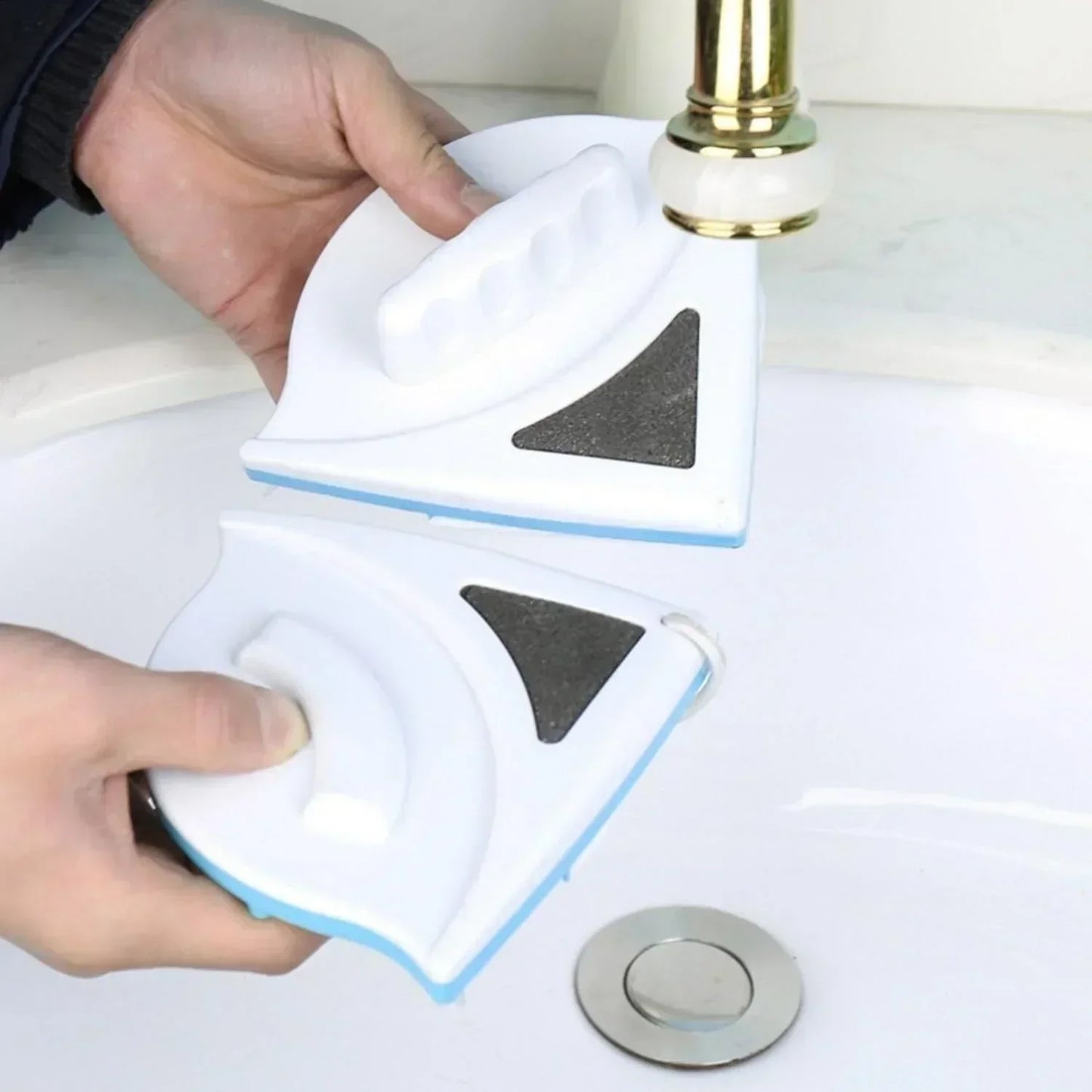 Dual-Sided Magnetic Window Cleaner for Easy Glass Cleaning (3-8mm)