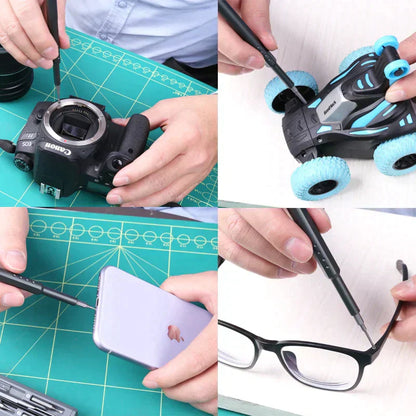 24-Piece Professional Screwdriver Set with Magnetic Tips for Precision Tasks