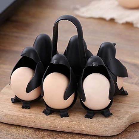 3-in-1 Egg Holder with Adorable Penguin Shape