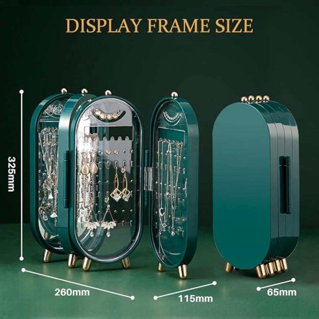 Elegant Jewelry Storage Box With Mirror