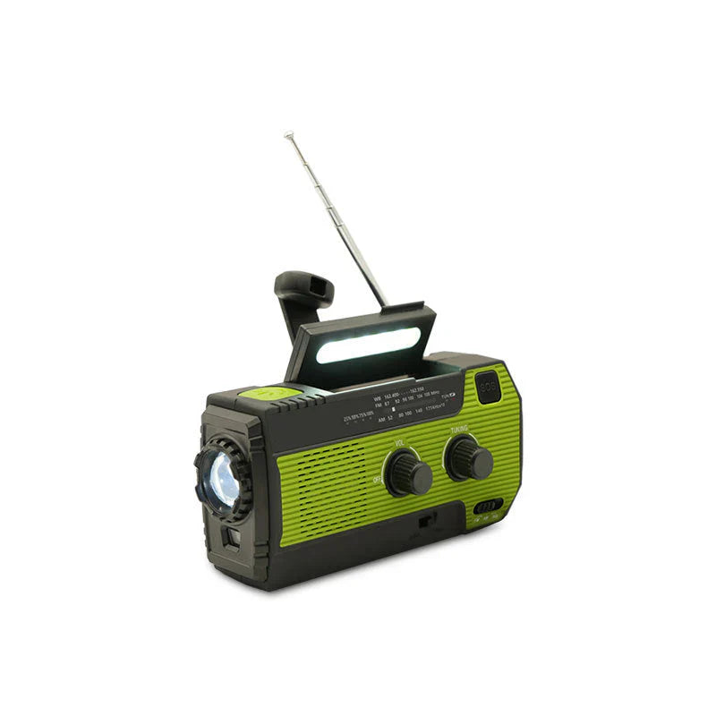 Solar Powered Emergency Radio - 5 Power Sources for Reliable Use