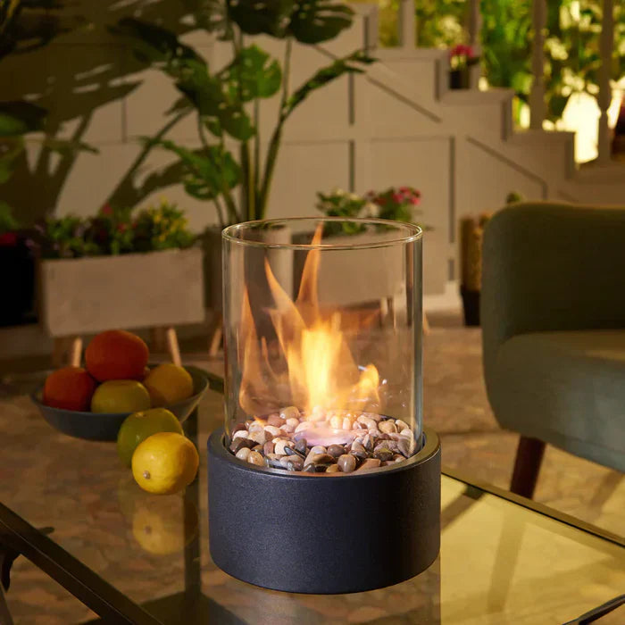 Contemporary Portable Tabletop Fire Lantern