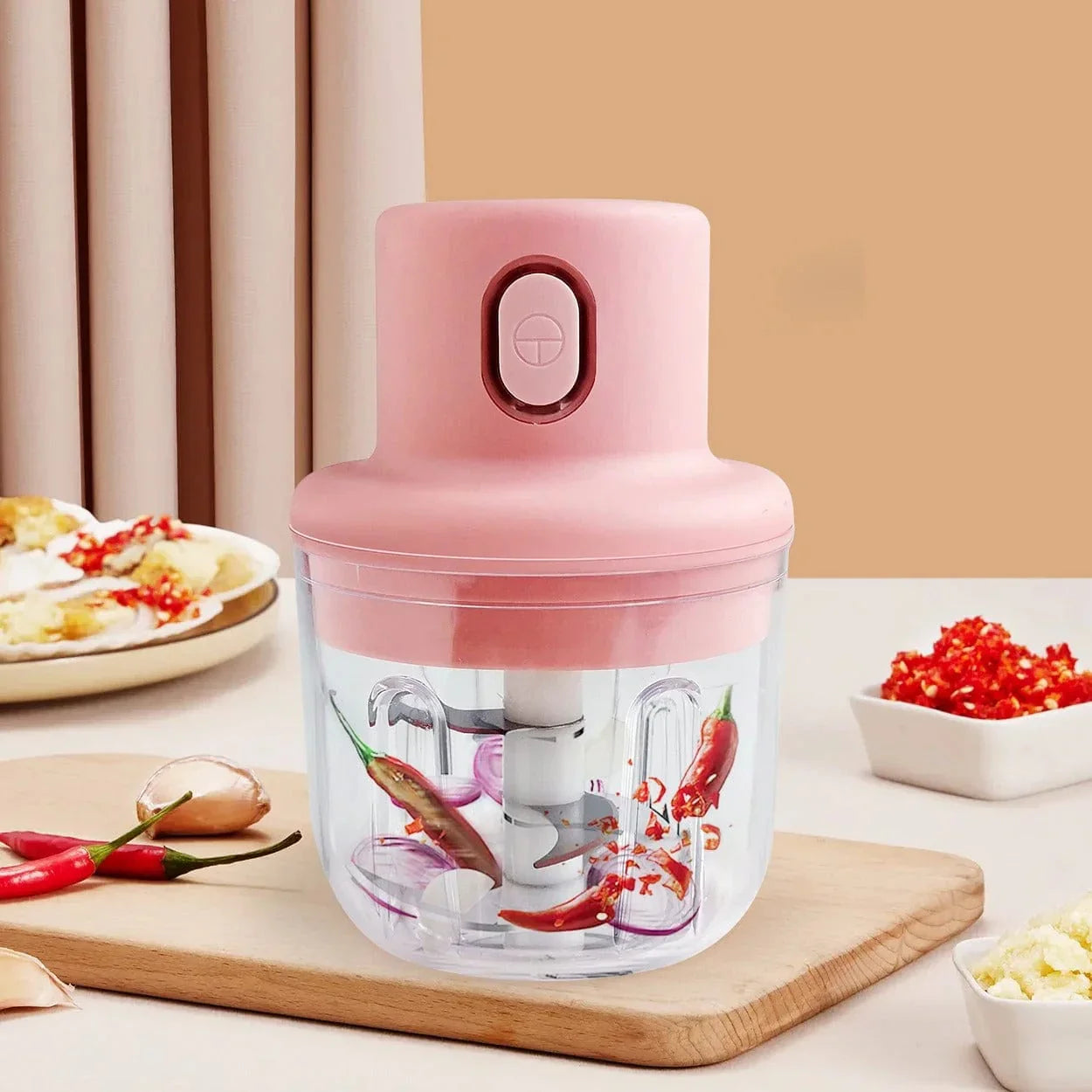 Wireless Mini Chopper – Compact Food Chopper for Spices and Veggies
