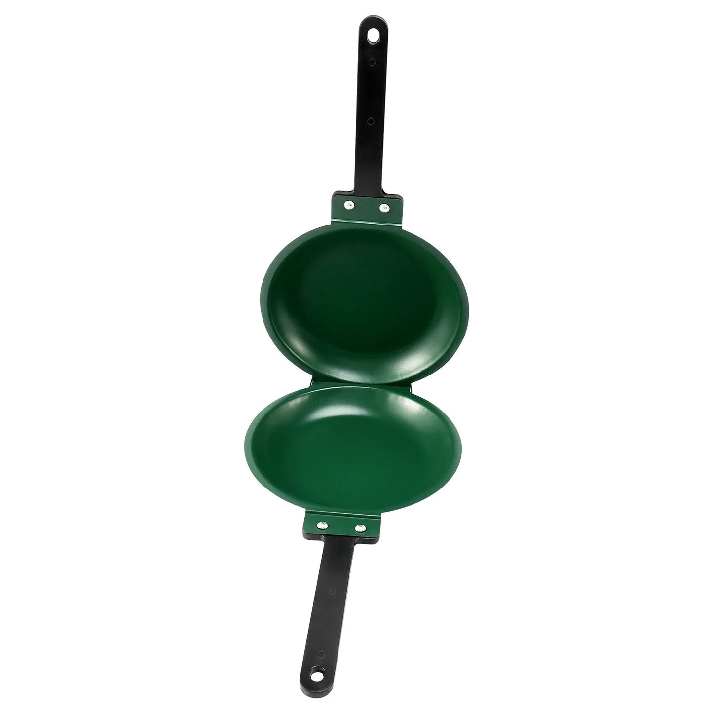 Double-Sided Non-Stick Pan with Folding Handle