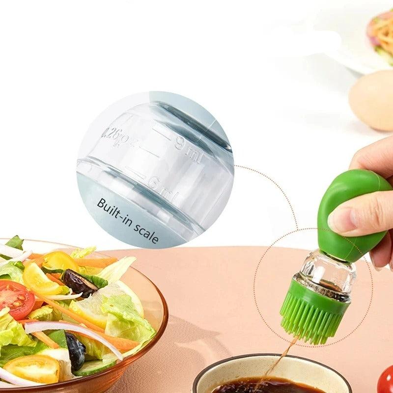 Silicone Brush Oil Dispenser – Precise Dosing for Cooking and Grilling