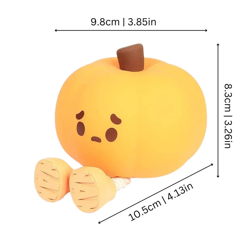 Cute Pumpkin LED Mood Light – Perfect for Fall Decor