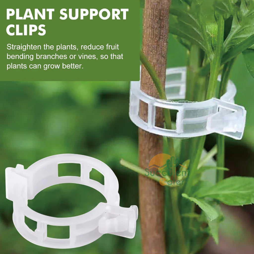 Flexible Plant Stem Support Clips – Adjustable Holders for Climbing Plants