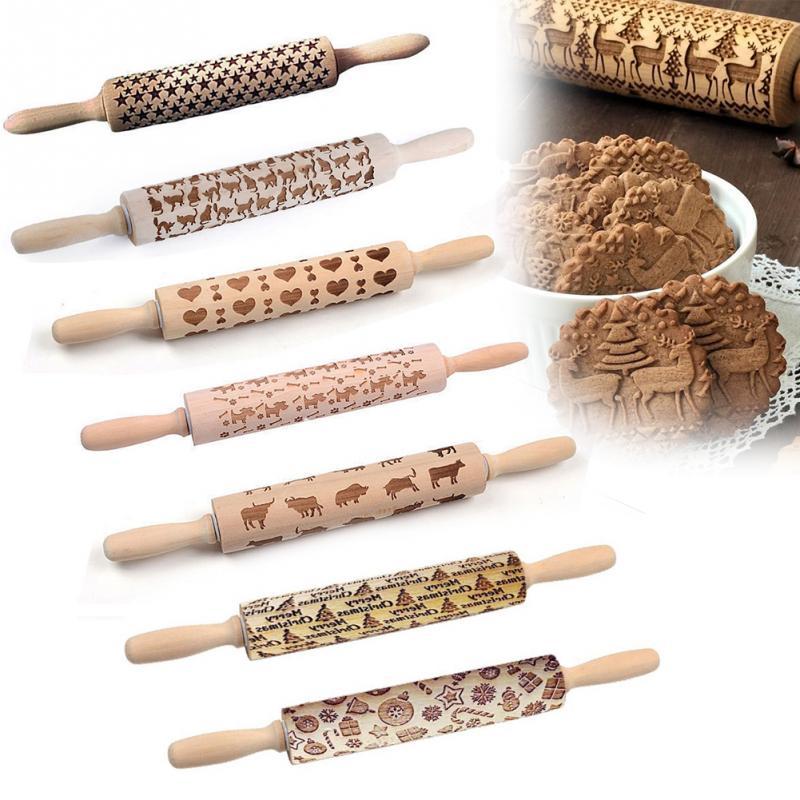 Engraved Pastry Roller – Creative Baking Tool