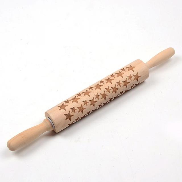 Engraved Pastry Roller – Creative Baking Tool