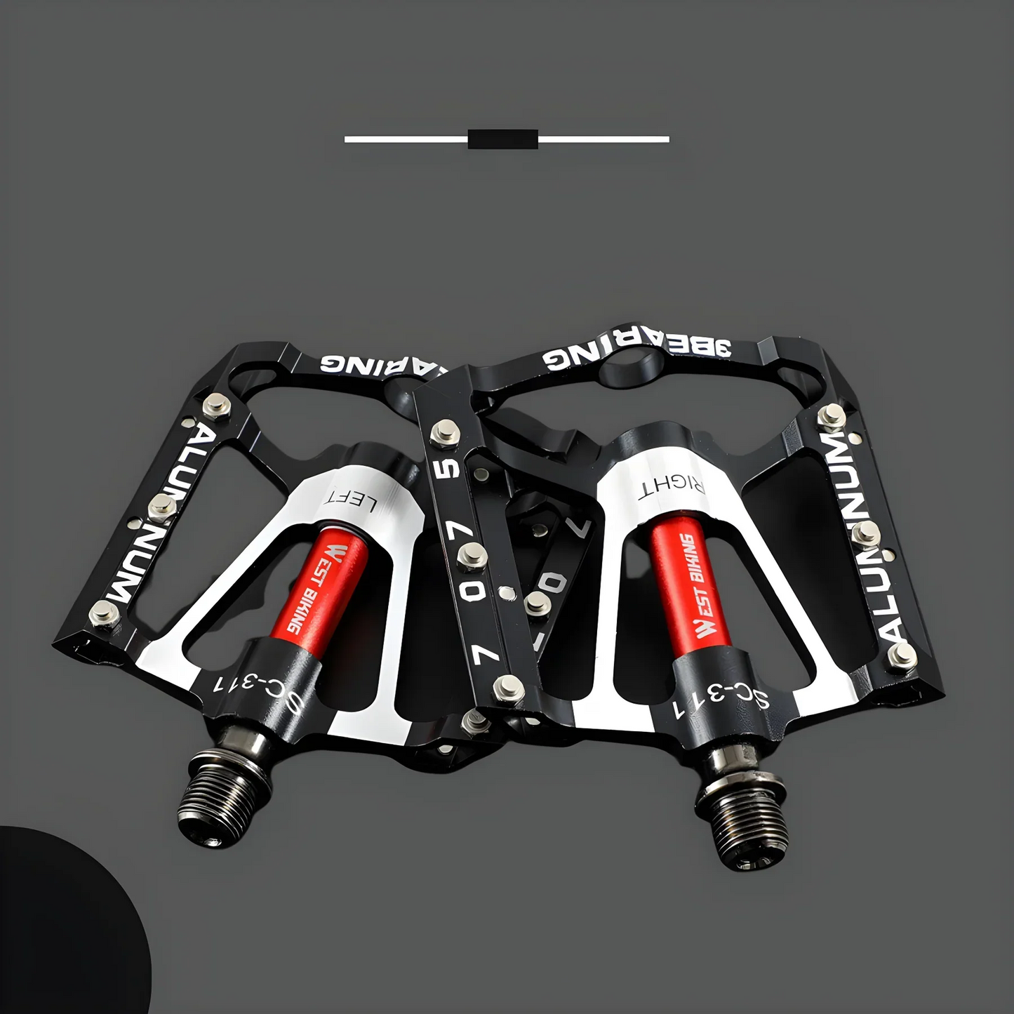 Lightweight Durable Bicycle Pedals With Non-Slip Grip – Enhanced Cycling Safety