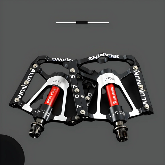 Lightweight Durable Bicycle Pedals With Non-Slip Grip – Enhanced Cycling Safety