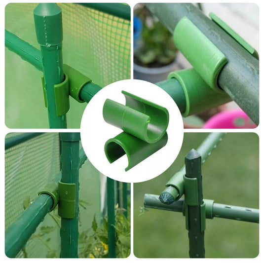 Garden Plant Support Clip – Practical Holder for Fences, Poles, and Netting