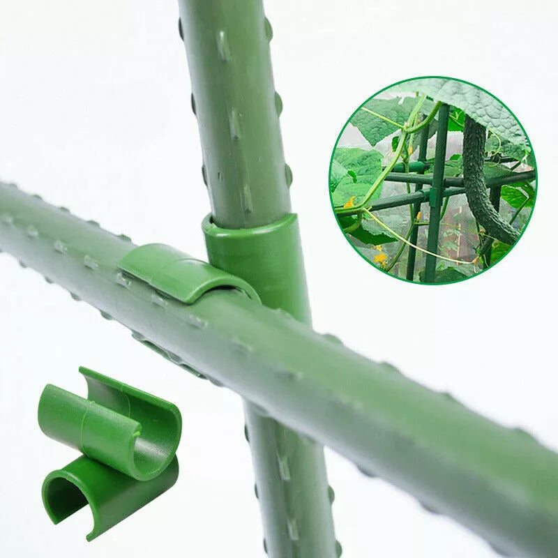 Garden Plant Support Clip – Practical Holder for Fences, Poles, and Netting