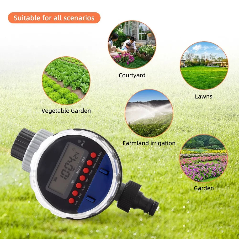 LCD Digital Water Timer - Automatic Irrigation System for Efficient Garden Watering
