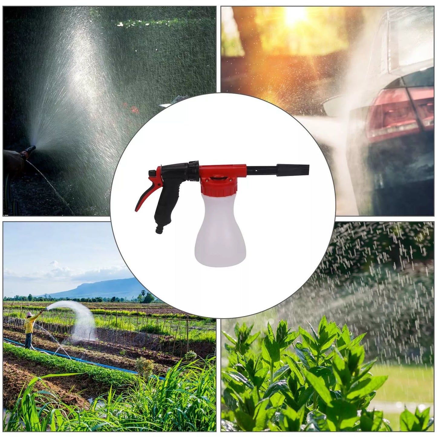 High-Pressure Foam Sprayer – Powerful Cleaning Gun for Garden & Home Use