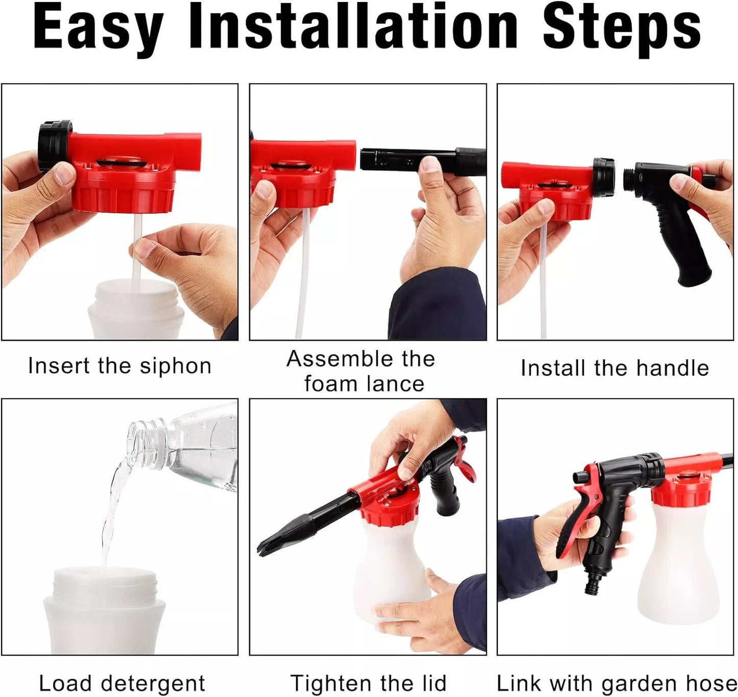 High-Pressure Foam Sprayer – Powerful Cleaning Gun for Garden & Home Use