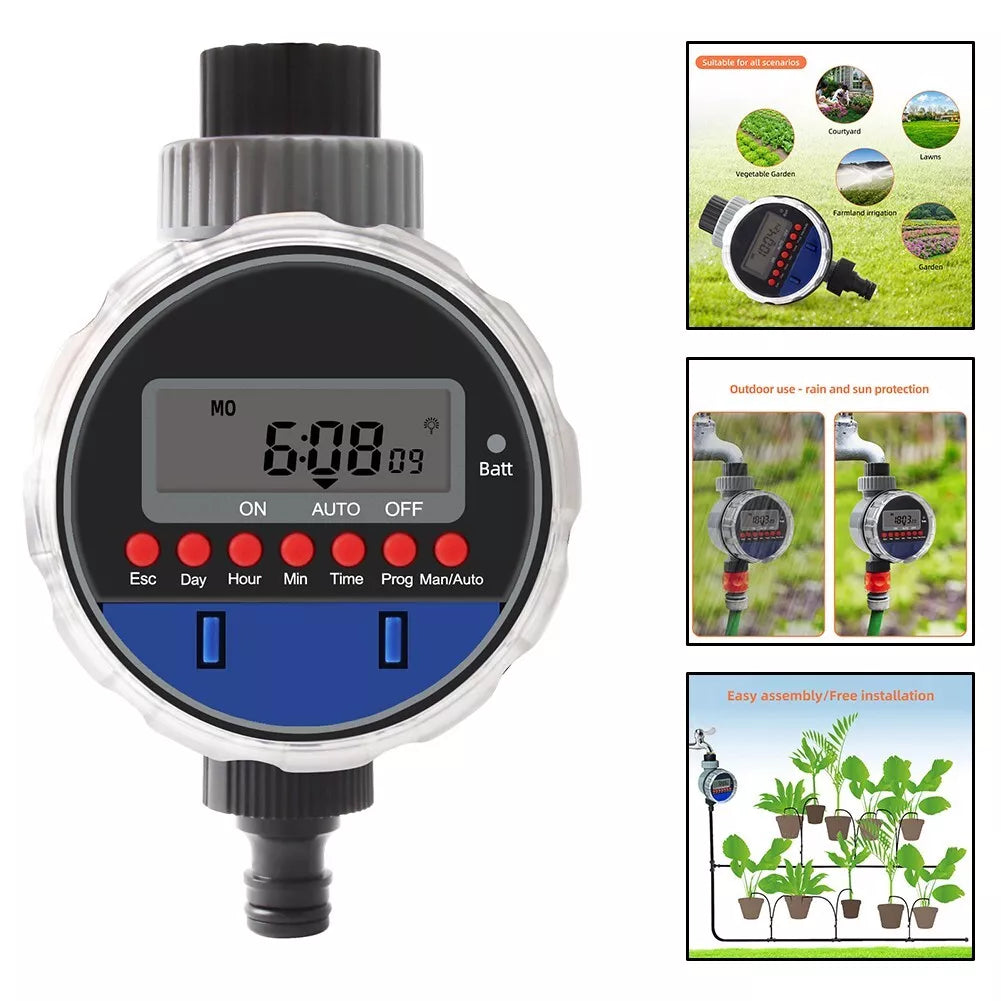LCD Digital Water Timer - Automatic Irrigation System for Efficient Garden Watering