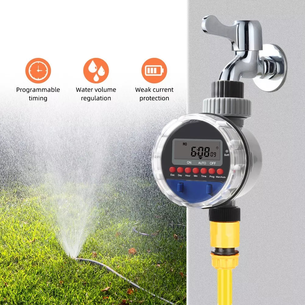 LCD Digital Water Timer - Automatic Irrigation System for Efficient Garden Watering