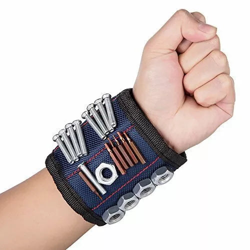 Magnetic Wrist Tool Holder - Convenient Storage for Screws, Nails, and Small Tools