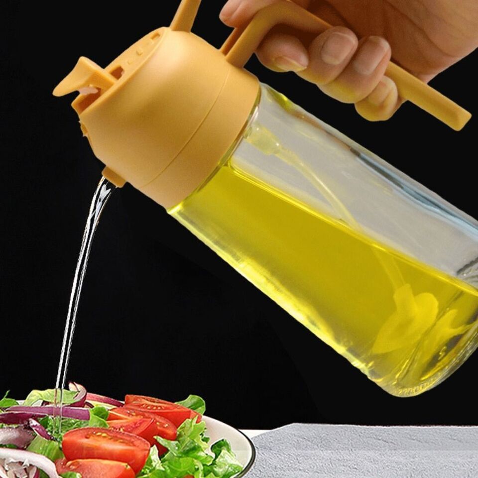 Dual-Function Oil Spray Bottle