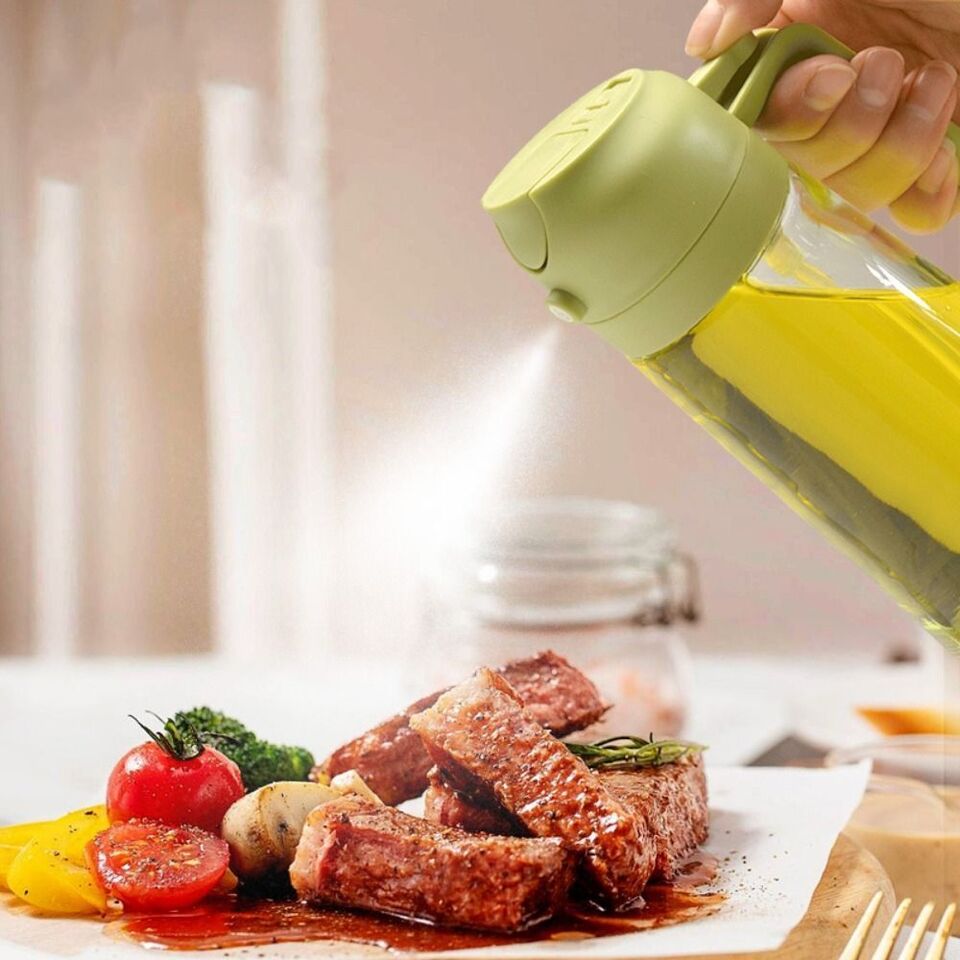 Dual-Function Oil Spray Bottle