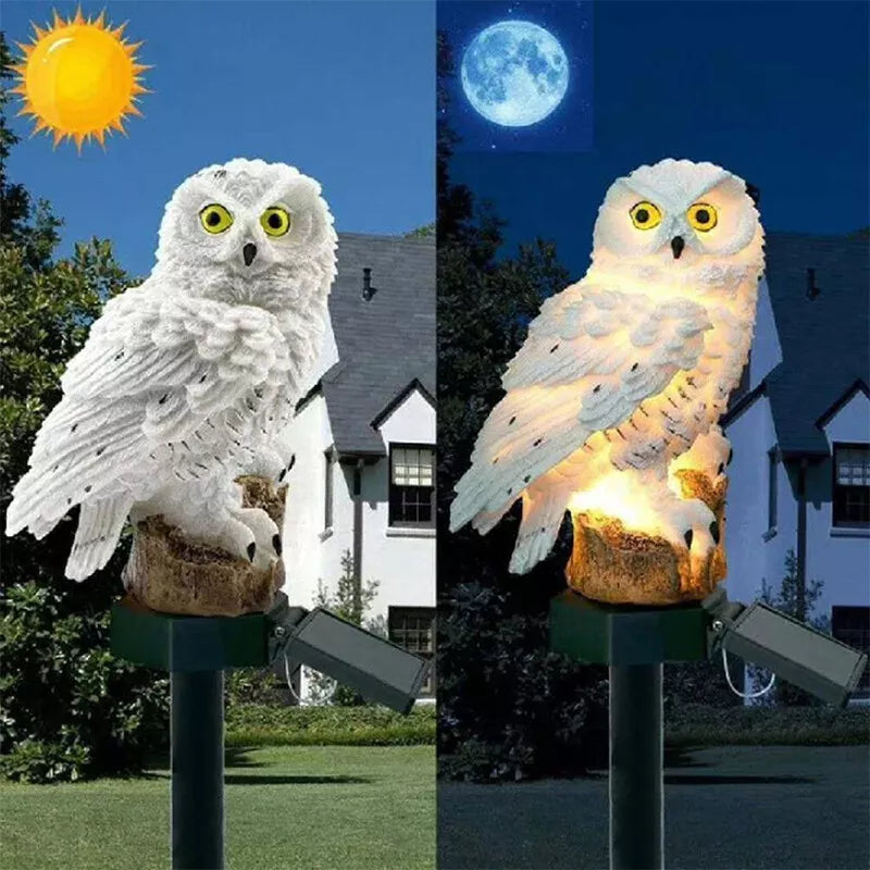 Weatherproof Solar LED Owl Garden Light – Outdoor Lighting for Patio, Balcony & Garden