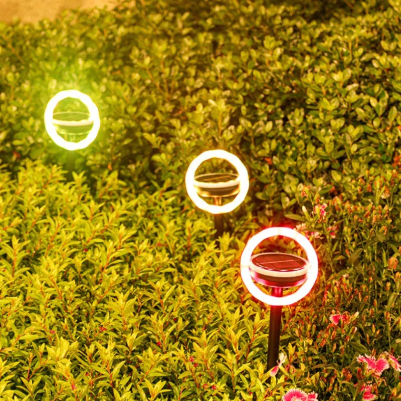 Color-Changing Solar LED Garden Spots – Outdoor Ground Lights for Pathways and Landscapes