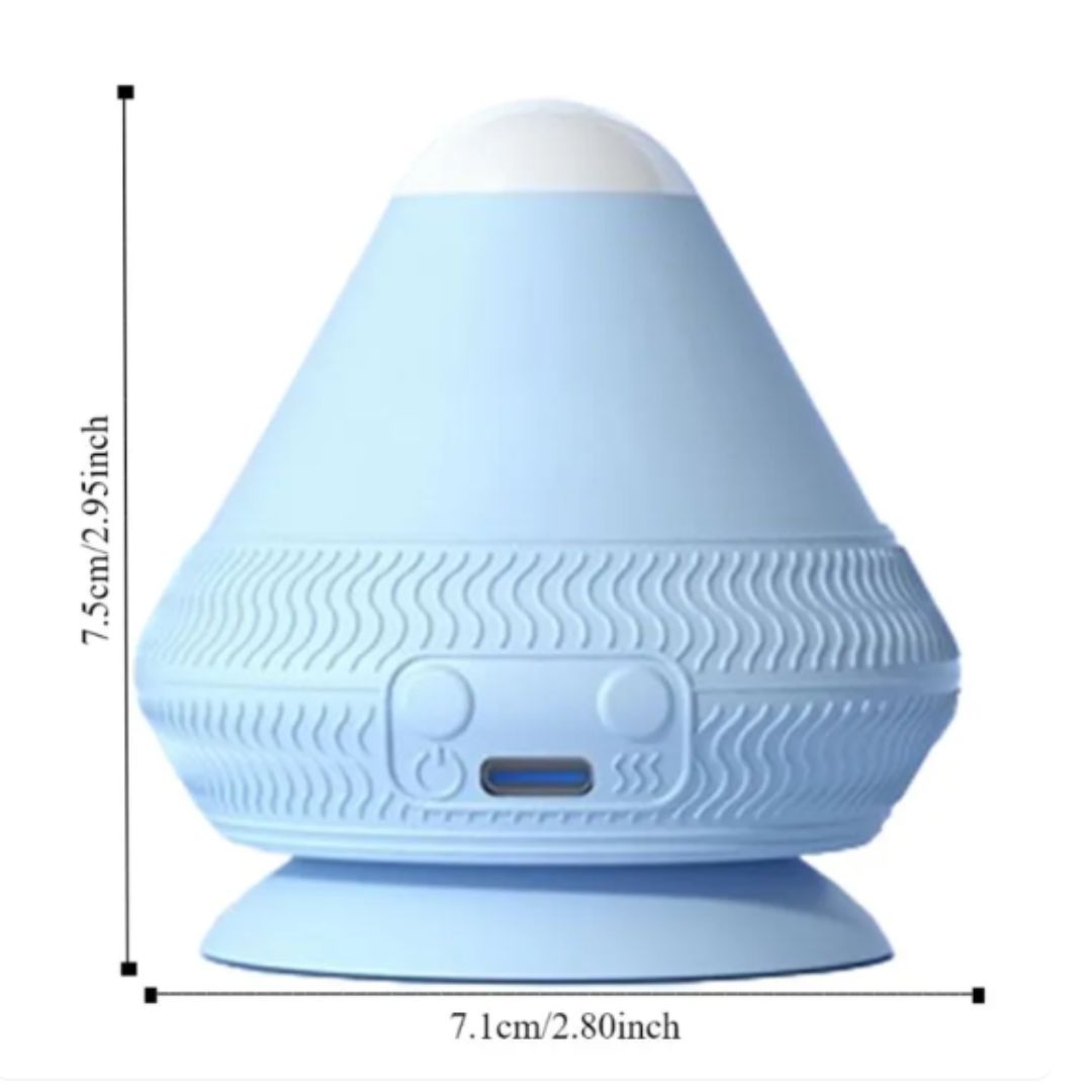 Trigger point self-massage ball with suction cup