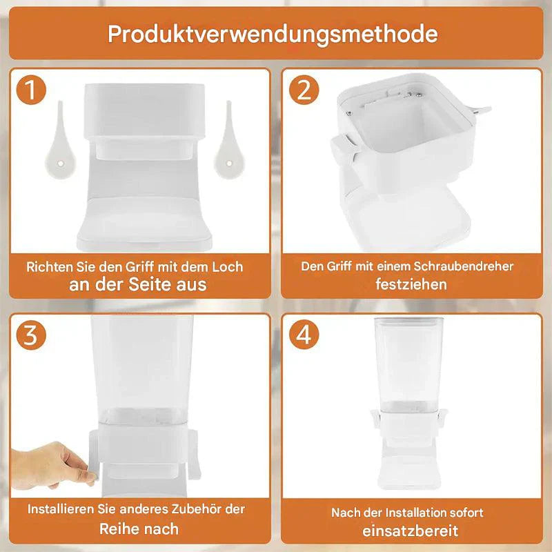 Vertical Food Dispenser – Airtight Cereal and Snack Storage