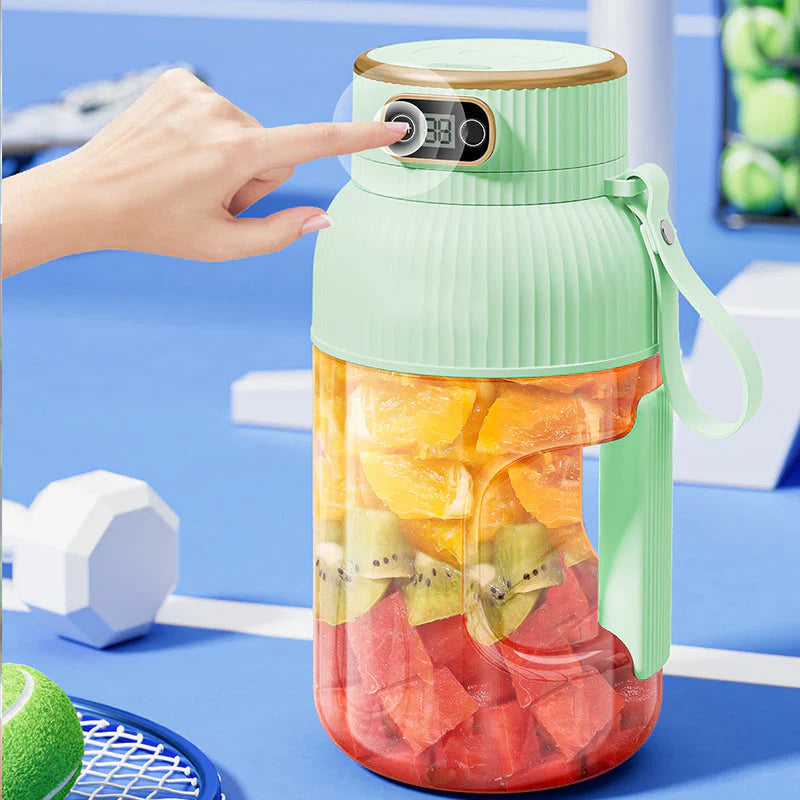 Portable USB Blender with Dual Lids – Smoothies and Storage