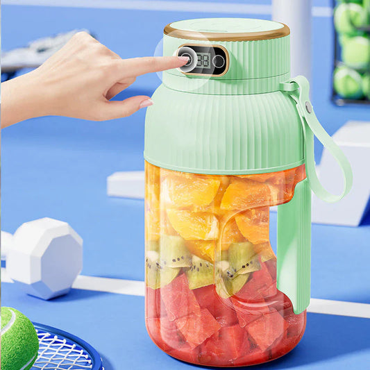 Portable USB Blender with Dual Lids – Smoothies and Storage
