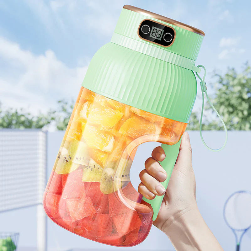 Portable USB Blender with Dual Lids – Smoothies and Storage