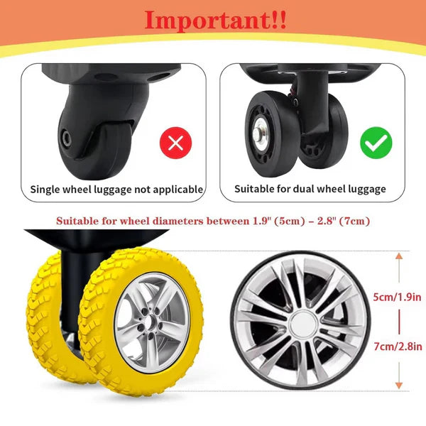 Wheel Guard for Suitcases