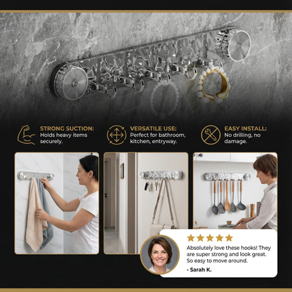 Versatile Suction Cup Hooks