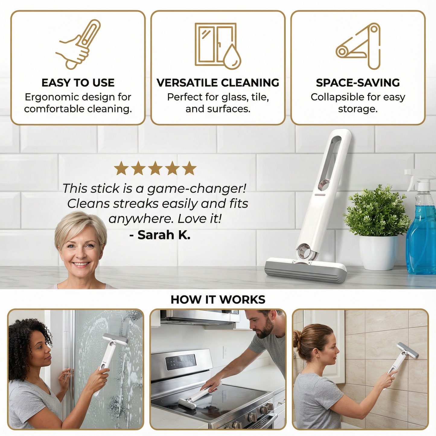 Compact Cleaning Stick